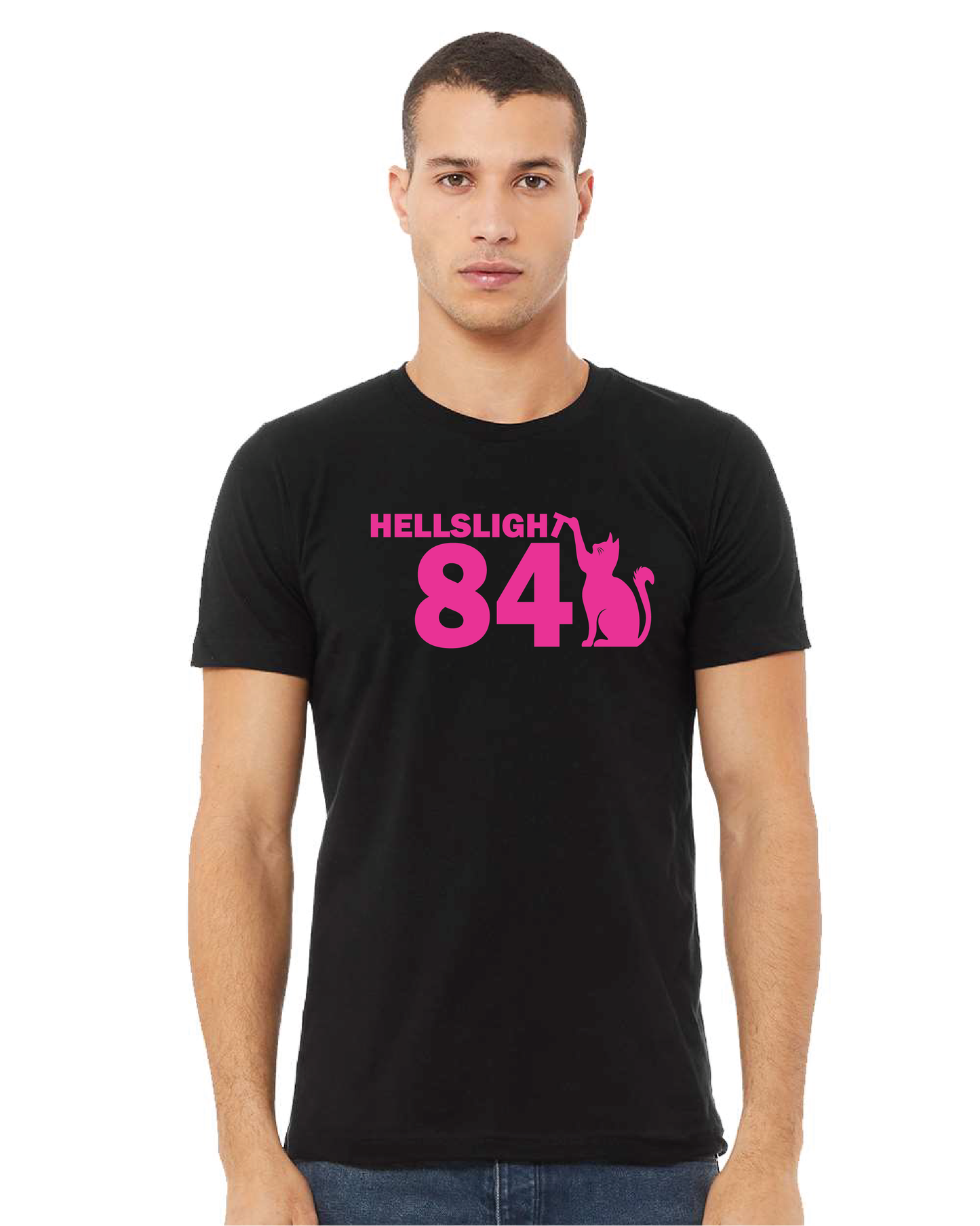 Hellslight 84 with Cat (Basic T-shirt)